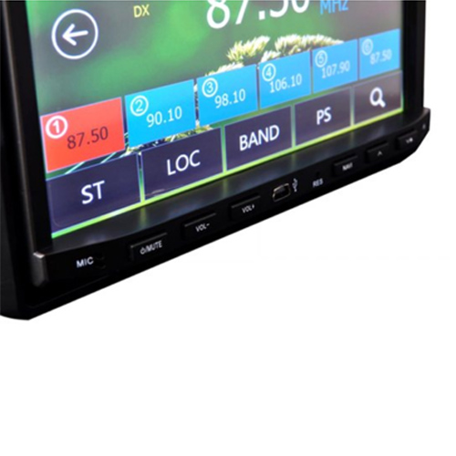 Pyle® - Double DIN DVD/CD/AM/FM/MP3/MP4/AVI/WAV Receiver with 7" Touchscreen Display, Built-In Bluetooth and GPS Navigation